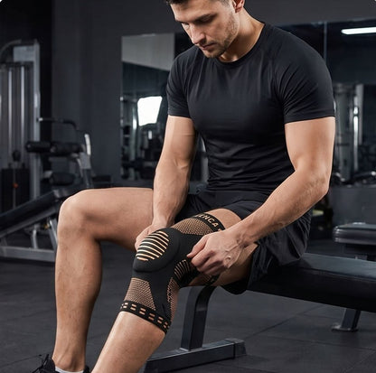 ThermoKnee™️ -Unterstützende Kniebandage mit Kupfer-Technologie