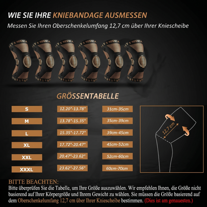 ThermoKnee™️ -Unterstützende Kniebandage mit Kupfer-Technologie